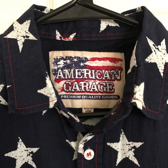 American Garage Button Down Shirt - Picture 4 of 4